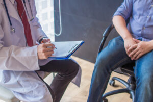 doctor and patient during urology consultation