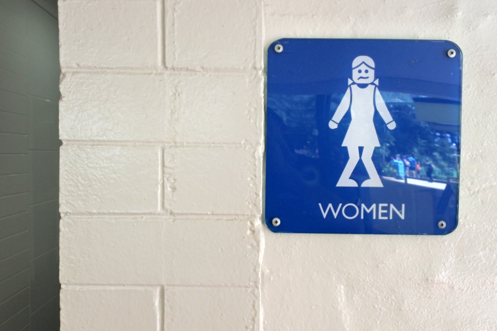 female bathroom sign